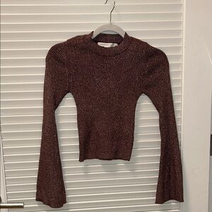 Sparkly purple/burgundy sweater